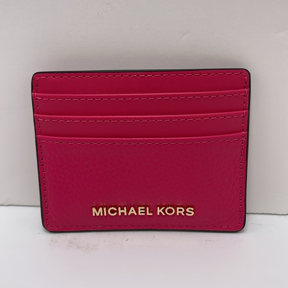 MICHAEL KORS
Large Pebbled Leather Card Holder Case
Electric Pink 
NWT - Picture 10 of 16